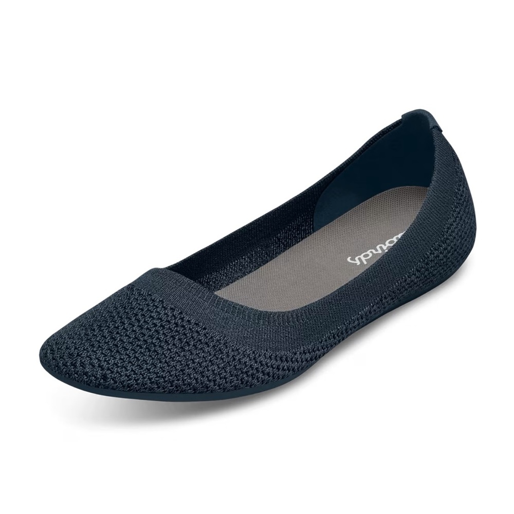 Allbirds Navy Blue Knit Flats